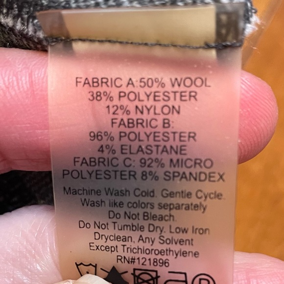 Title Nine wool zip hoody XS - Picture 5 of 7